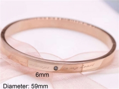 HY Wholesale Bangle Stainless Steel 316L Jewelry Bangle-HY0122B123