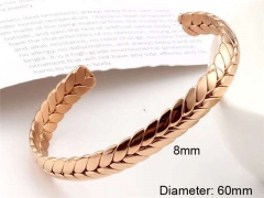 HY Wholesale Bangle Stainless Steel 316L Jewelry Bangle-HY0128B002