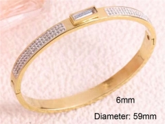 HY Wholesale Bangle Stainless Steel 316L Jewelry Bangle-HY0122B163