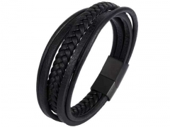 HY Wholesale Leather Bracelets Jewelry Popular Leather Bracelets-HY0136B169