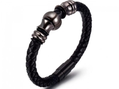 HY Wholesale Leather Bracelets Jewelry Popular Leather Bracelets-HY0132B175