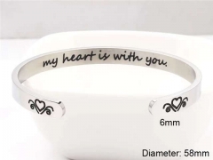HY Wholesale Bangle Stainless Steel 316L Jewelry Bangle-HY0128B153