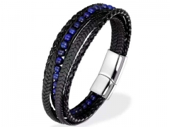 HY Wholesale Leather Bracelets Jewelry Popular Leather Bracelets-HY0135B081