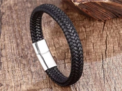 HY Wholesale Leather Bracelets Jewelry Popular Leather Bracelets-HY0137B155