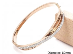 HY Wholesale Bangle Stainless Steel 316L Jewelry Bangle-HY0128B062