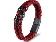 HY Wholesale Leather Bracelets Jewelry Popular Leather Bracelets-HY0135B175