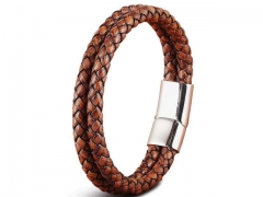 HY Wholesale Leather Bracelets Jewelry Popular Leather Bracelets-HY0130B366