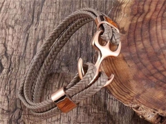 HY Wholesale Leather Bracelets Jewelry Popular Leather Bracelets-HY0137B092