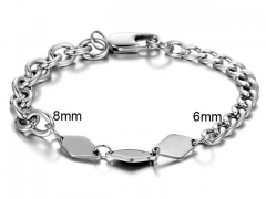 HY Wholesale Bracelets Jewelry 316L Stainless Steel Jewelry Bracelets-HY0132B095