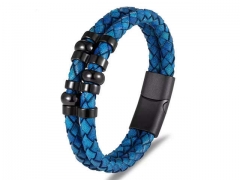 HY Wholesale Leather Bracelets Jewelry Popular Leather Bracelets-HY0135B176