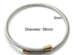 HY Wholesale Bangle Stainless Steel 316L Jewelry Bangle-HY0041B364