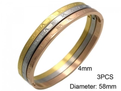 HY Wholesale Bangle Stainless Steel 316L Jewelry Bangle-HY0041B213