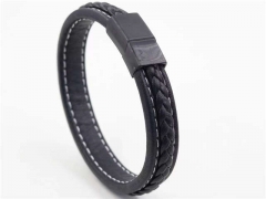 HY Wholesale Leather Bracelets Jewelry Popular Leather Bracelets-HY0129B080