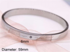 HY Wholesale Bangle Stainless Steel 316L Jewelry Bangle-HY0122B120
