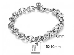 HY Wholesale Bracelets Jewelry 316L Stainless Steel Jewelry Bracelets-HY0132B129