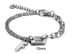 HY Wholesale Bracelets Jewelry 316L Stainless Steel Jewelry Bracelets-HY0132B043