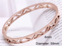 HY Wholesale Bangle Stainless Steel 316L Jewelry Bangle-HY0122B259