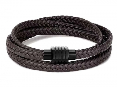 HY Wholesale Leather Bracelets Jewelry Popular Leather Bracelets-HY0129B136