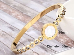 HY Wholesale Bangle Stainless Steel 316L Jewelry Bangle-HY0128B088