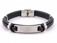 HY Wholesale Leather Bracelets Jewelry Popular Leather Bracelets-HY0058B014