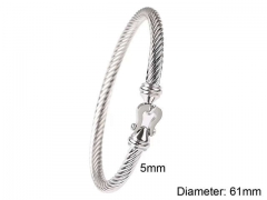 HY Wholesale Bangle Stainless Steel 316L Jewelry Bangle-HY0128B058