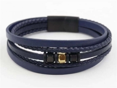 HY Wholesale Leather Bracelets Jewelry Popular Leather Bracelets-HY0129B105