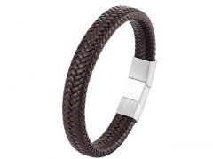 HY Wholesale Leather Bracelets Jewelry Popular Leather Bracelets-HY0120B139