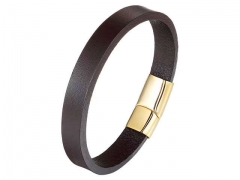 HY Wholesale Leather Bracelets Jewelry Popular Leather Bracelets-HY0136B022