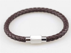 HY Wholesale Leather Bracelets Jewelry Popular Leather Bracelets-HY0129B226