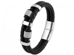 HY Wholesale Leather Bracelets Jewelry Popular Leather Bracelets-HY0133B024