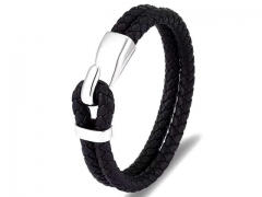 HY Wholesale Leather Bracelets Jewelry Popular Leather Bracelets-HY0129B063