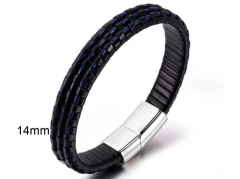 HY Wholesale Leather Bracelets Jewelry Popular Leather Bracelets-HY0132B172