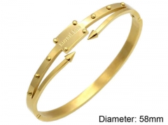 HY Wholesale Bangle Stainless Steel 316L Jewelry Bangle-HY0041B256