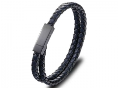 HY Wholesale Leather Bracelets Jewelry Popular Leather Bracelets-HY0120B278