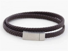 HY Wholesale Leather Bracelets Jewelry Popular Leather Bracelets-HY0129B070