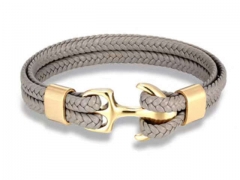 HY Wholesale Leather Bracelets Jewelry Popular Leather Bracelets-HY0135B173