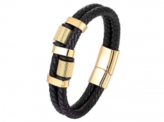 HY Wholesale Leather Bracelets Jewelry Popular Leather Bracelets-HY0120B059