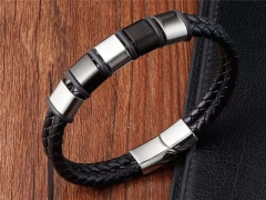 HY Wholesale Leather Bracelets Jewelry Popular Leather Bracelets-HY0133B210