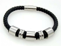 HY Wholesale Leather Bracelets Jewelry Popular Leather Bracelets-HY0041B017
