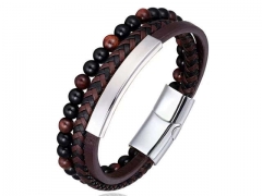 HY Wholesale Leather Bracelets Jewelry Popular Leather Bracelets-HY0136B102