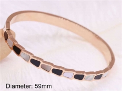 HY Wholesale Bangle Stainless Steel 316L Jewelry Bangle-HY0122B256