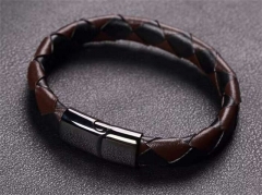 HY Wholesale Leather Bracelets Jewelry Popular Leather Bracelets-HY0120B029