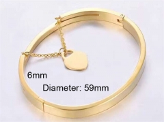 HY Wholesale Bangle Stainless Steel 316L Jewelry Bangle-HY0122B062
