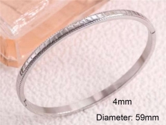 HY Wholesale Bangle Stainless Steel 316L Jewelry Bangle-HY0122B210