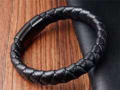 HY Wholesale Leather Bracelets Jewelry Popular Leather Bracelets-HY0133B206