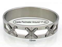 HY Wholesale Bangle Stainless Steel 316L Jewelry Bangle-HY0041B137