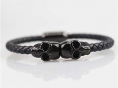 HY Wholesale Leather Bracelets Jewelry Popular Leather Bracelets-HY0129B025
