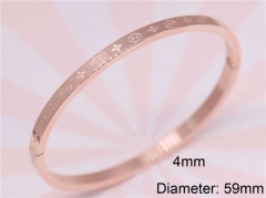 HY Wholesale Bangle Stainless Steel 316L Jewelry Bangle-HY0122B069