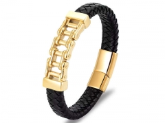 HY Wholesale Leather Bracelets Jewelry Popular Leather Bracelets-HY0120B243
