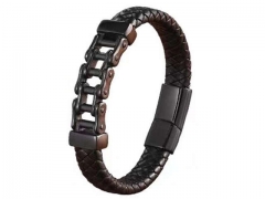 HY Wholesale Leather Bracelets Jewelry Popular Leather Bracelets-HY0130B066